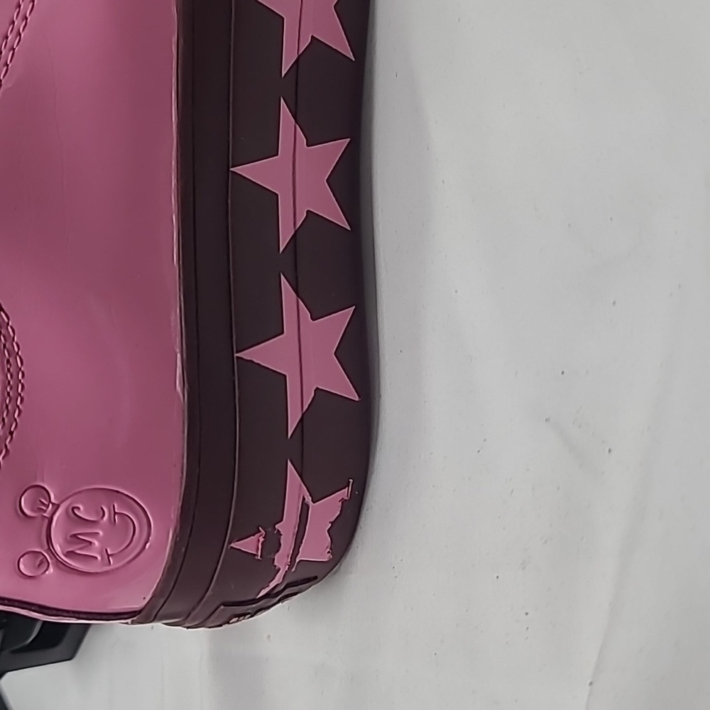 Converse Ctas Miley Cyrus  Patent Pink Dark Burgundy - Picture 6 of 8